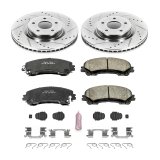 Power Stop 18-19 Infiniti Q50 Front & Rear Z23 Evolution Sport Brake Kit w/Calipers (1x psbS6036, 1x psbK6944, 1x psbK8021, 1x psbS7146) thumbnail 8