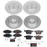 PowerStop Euro-Stop Brake Kits ESK7502 Disc Kit, Euro-Stop, Iron, Geomet Coated, Ceramic, ECE-R90, Front, Rear, Audi, Kit thumbnail 2