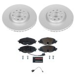 PowerStop Euro-Stop Brake Kits ESK7502 Disc Kit, Euro-Stop, Iron, Geomet Coated, Ceramic, ECE-R90, Front, Rear, Audi, Kit thumbnail 5