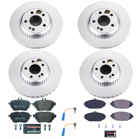 Power Stop 18-19 Mercedes-Benz E300 Front & Rear Euro-Stop Brake Kit (1x psbESK7963, 1x psbESK7968) thumbnail 5
