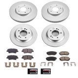 Power Stop 2017 Kia Optima Front & Rear Z17 Evolution Geomet Coated Brake Kit (1x psbCRK7524, 1x psbCRK8621) thumbnail 4