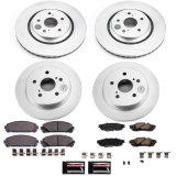 Power Stop 20-21 Toyota Avalon Front & Rear Z17 Evolution Geomet Coated Brake Kit (1x psbCRK7688, 1x psbCRK8333) thumbnail 4