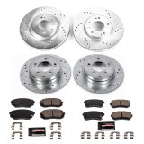 Power Stop 2017 Kia Optima Front & Rear Z23 Evolution Sport Brake Kit (1x psbK7505, 1x psbK8621) thumbnail 8