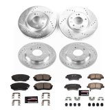 Power Stop 2017 Kia Optima Front & Rear Z23 Evolution Sport Brake Kit (1x psbK7524, 1x psbK8621) thumbnail 7