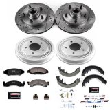Power Stop 87-89 Ford F-150 Front & Rear Z23 Evolution Sport Brake Kit (1x psbK1766, 1x psbKOE15453DK) thumbnail 3