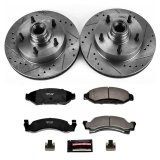 Power Stop 87-89 Ford F-150 Front & Rear Z23 Evolution Sport Brake Kit (1x psbK1766, 1x psbKOE15453DK) thumbnail 4