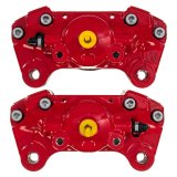 PowerStop Z23 Evolution Sport Brake Upgrade Kits with Calipers for 2003-2008 350Z, 2003-2004 G35 - KC4488A Disc Kits, Kits, Front and Rear, Cross-drilled/Slotted Rotors, Red Calipers, Infiniti, Nissan, Kit thumbnail 4