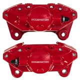 PowerStop Z23 Evolution Sport Brake Upgrade Kits with Calipers for 2003-2008 350Z, 2003-2004 G35 - KC4488A Disc Kits, Kits, Front and Rear, Cross-drilled/Slotted Rotors, Red Calipers, Infiniti, Nissan, Kit thumbnail 6