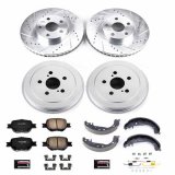 Power Stop 01-05 Toyota Celica Front & Rear Z23 Evolution Sport Brake Kit (1x psbK2313, 1x psbKOE15463DK) thumbnail 2