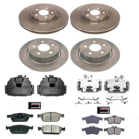Power Stop 18-21 Ford Transit Connect Front & Rear Autospecialty Kit w/Cals (Bundled Kit) thumbnail 2