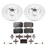 Power Stop 02-04 Mercedes-Benz C32 AMG Front & Rear Euro-Stop Brake Kit (1x psbESK6226, 1x psbESK6205) thumbnail 7