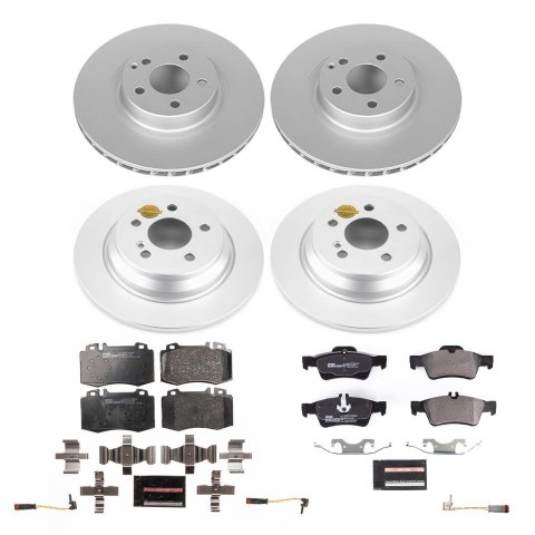 Power Stop 07-12 Mercedes-Benz SL550 Front & Rear Euro-Stop Brake Kit (1x psbESK5241, 1x psbESK6566) thumbnail 6