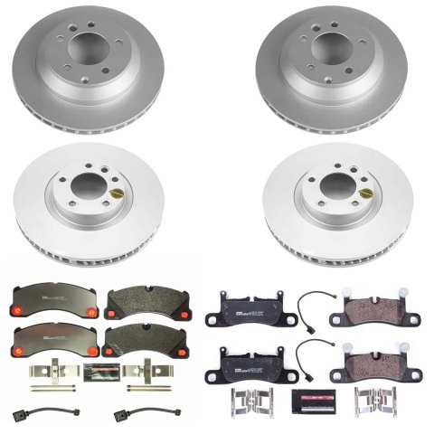 Power Stop 11-12 Porsche Cayenne Front & Rear Euro-Stop Brake Kit (1x psbESK5979, 1x psbESK6042) thumbnail 4