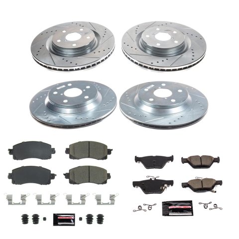 Power Stop 19-21 Subaru Forester Front & Rear Z23 Evolution Sport Brake Kit (1x psbK8495, 1x psbK8481) thumbnail 2