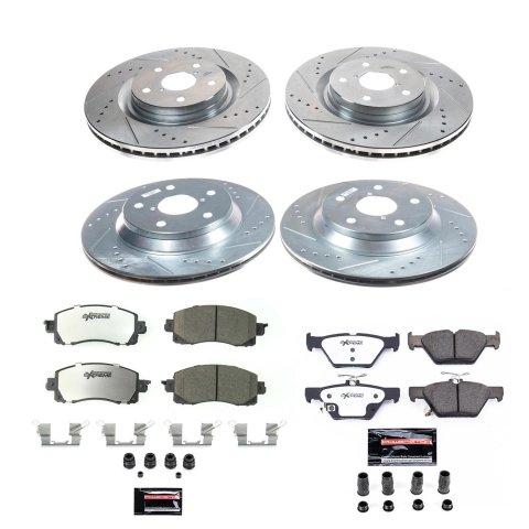 Power Stop 19-21 Subaru Forester Front & Rear Z26 Street Warrior Brake Kit (1x psbK8495-26, 1x psbK8481-26) thumbnail 4