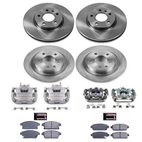 Power Stop 11-15 Chevrolet Volt Front & Rear Autospecialty Brake Kit w/Calipers (1x psbKCOE5554, 1x psbKCOE5552B) thumbnail 2