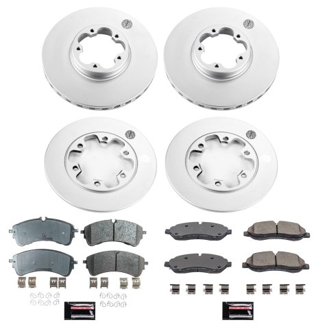 Power Stop 2020 Ford Transit-350 HD Front & Rear Z17 Coated Brake Kit (1x psbCRK7148, 1x psbCRK8539) thumbnail 4