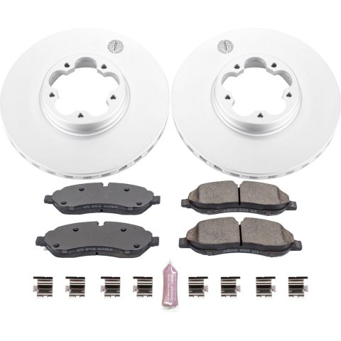 Power Stop 2020 Ford Transit-350 HD Front & Rear Z17 Coated Brake Kit (1x psbCRK7148, 1x psbCRK8539) thumbnail 7