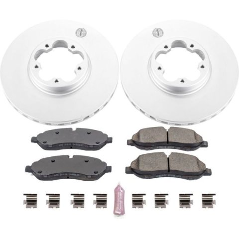 Power Stop 2020 Ford Transit-350 HD Front & Rear Z17 Coated Brake Kit (1x psbCRK7148, 1x psbCRK8539) thumbnail 9