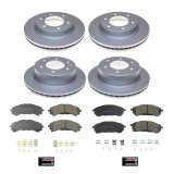 Power Stop 19-21 Ford Ranger Front & Rear Z17 Evolution Geomet Coated Brake Kit (1x psbCRK8413, 1x psbCRK8430) thumbnail 5