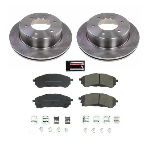 Power Stop 19-21 Ford Ranger Front & Rear Autospecialty Brake Kit (1x psbKOE8430, 1x psbKOE8413)