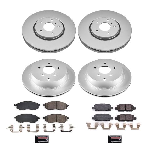 Power Stop 2014 Infiniti QX70 Front & Rear Z17 Coated Brake Kit (1x psbCRK8021, 1x psbCRK5264) thumbnail 4