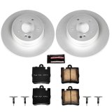 Power Stop 09-10 Mercedes-Benz SLK300 Front & Rear Z23 Coated Brake Kit (1x psbCRK6713, 1x psbCRK620) thumbnail 5