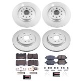 Power Stop 2021 Chevrolet Camaro Front & Rear Z17 Coated Brake Kit (1x psbCRK7289, 1x psbCRK8836) thumbnail 6