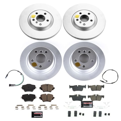 Power Stop 2021 Mini Cooper Countryman Front & Rear Z23 Coated Brake Kit (1x psbCRK8111, 1x psbCRK8827) thumbnail 3
