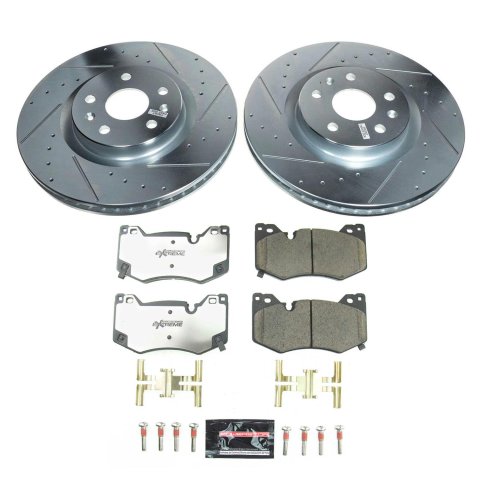 Power Stop 20-21 Chevrolet Corvette Front & Rear Z26 Street Brake Kit (1x psbK8529-26, 1x psbK8531-26) thumbnail 3