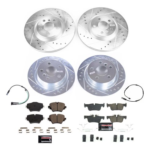 Power Stop 2021 Mini Cooper Countryman Front & Rear Z23 Evolution Brake Kit (1x psbK8111, 1x psbK8827) thumbnail 9