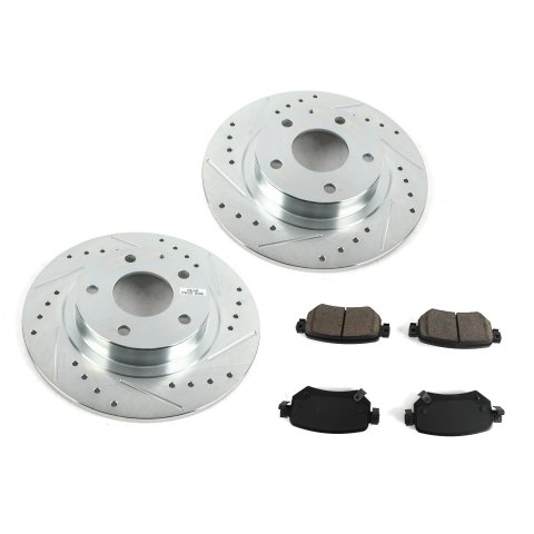 Power Stop 2021 Mazda 6 Front & Rear Z23 Evolution Brake Kit (1x psbK8068, 1x psbK8840) thumbnail 1