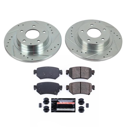 Power Stop 2021 Mazda 6 Front & Rear Z23 Evolution Brake Kit (1x psbK8068, 1x psbK8840) thumbnail 4