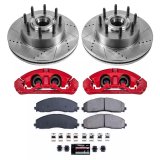 Power Stop 13-22 Ford F-350 Super Duty Front Z23 Evolution Kit w/Cals (1x psbZ23-1680, 1x psbS5486, 1x psbAR85169XL, 1x psbAR85169XR) thumbnail 4