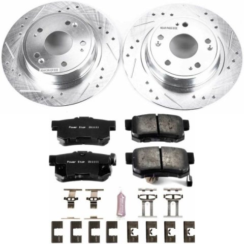 Power Stop 17-18 Acura ILX Front and Rear Z23 Evolution Kit w/Calipers (1x psbK7347, 1x psbS2916, 1x psbS3298, 1x psbK3128) thumbnail 5
