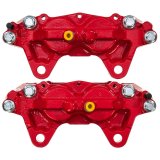 PowerStop Z23 Evolution Sport Brake Upgrade Kits with Calipers for 2015-2024 4RUNNER, 2016-2023 GX460 - KC5874A Disc Kits, Calipers, Cross-drilled/Slotted Rotors, Red Calipers, Front and Rear, Lexus, Toyota, Kit thumbnail 3