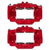 PowerStop Z23 Evolution Sport Brake Upgrade Kits with Calipers for 2015-2024 4RUNNER, 2016-2023 GX460 - KC5874A Disc Kits, Calipers, Cross-drilled/Slotted Rotors, Red Calipers, Front and Rear, Lexus, Toyota, Kit thumbnail 9