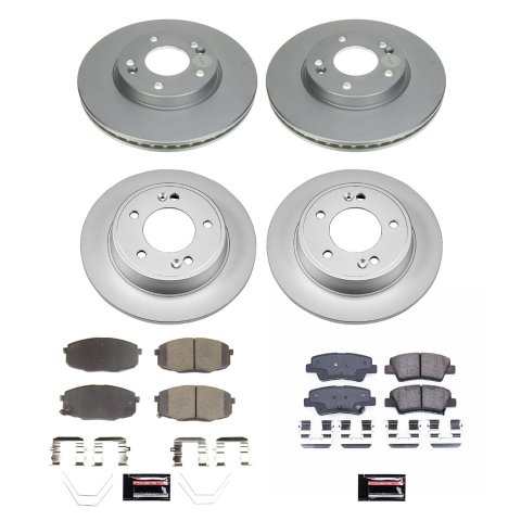 Power Stop 19-21 Kia Forte Front & Rear Z17 Coated Brake Kit (1x psbCRK6502, 1x psbCRK8749) thumbnail 2
