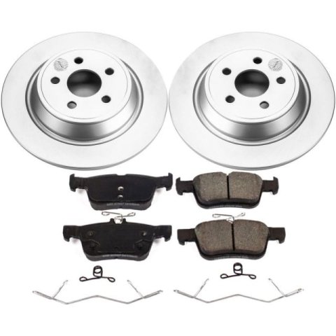 Power Stop 21-22 Ford Edge Front & Rear Z17 Coated Brake Kit (1x psbCRK7417, 1x psbCRK8321) thumbnail 2