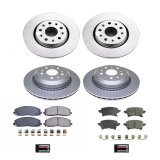 Power Stop 2021 Jeep Wrangler Front & Rear Z17 Coated Brake Kit (1x psbCRK7940, 1x psbCRK8490) thumbnail 4