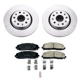 Power Stop 2021 Jeep Wrangler Front & Rear Z17 Coated Brake Kit (1x psbCRK7940, 1x psbCRK8490) thumbnail 6