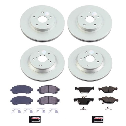 Power Stop 19-21 Subaru Forester Front & Rear Z17 Coated Brake Kit (1x psbCRK8495, 1x psbCRK8480) thumbnail 2