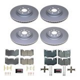Power Stop 20-21 Chevrolet Corvette Front & Rear Z17 Coated Brake Kit (1x psbCRK8529, 1x psbCRK8531) thumbnail 4