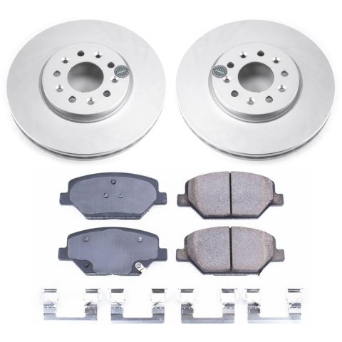 Power Stop 17-18 Buick Envision Front & Rear Z17 Coated Brake Kit (1x psbCRK7661, 1x psbCRK8624) thumbnail 5