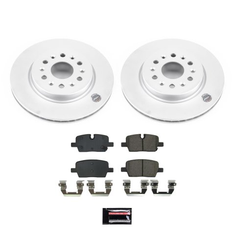 Power Stop 2021 GMC Acadia Front & Rear Z17 Coated Brake Kit (1x psbCRK8683, 1x psbCRK8739) thumbnail 8