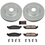 Power Stop 2010 Lincoln MKT Front & Rear Z17 Coated Brake Kit (1x psbCRK5509, 1x psbCRK8846) thumbnail 5