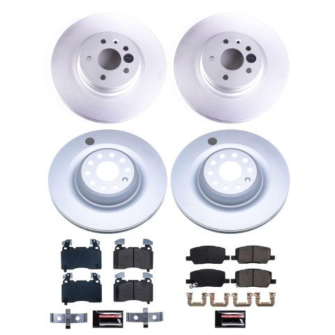 Power Stop 17-21 Tesla X Front & Rear Z17 Coated Brake Kit (1x psbCRK6798, 1x psbCRK8857) thumbnail 7