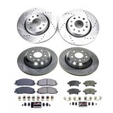 Power Stop 2021 Jeep Wrangler Front & Rear Z23 Evolution Brake Kit (1x psbK7940, 1x psbK8490) thumbnail 7