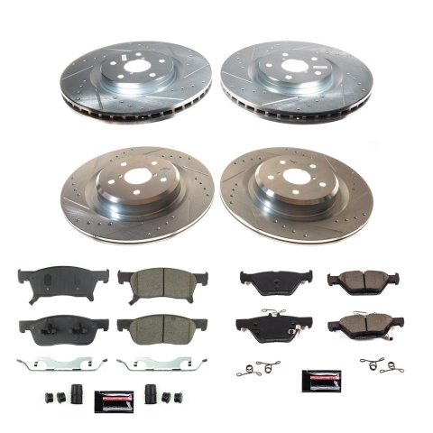 Power Stop 19-20 Subaru Ascent Front & Rear Z23 Evolution Brake Kit (1x psbK8479, 1x psbK8493) thumbnail 2