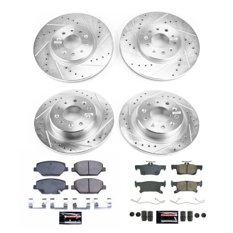 Power Stop 17-18 Buick Envision Front & Rear Z23 Evolution Brake Kit (1x psbK7661, 1x psbK8624) thumbnail 3